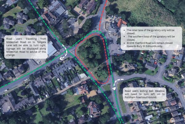 Tollgate gyratory phase 2 plan